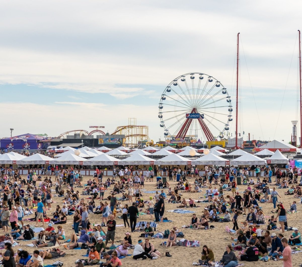 Crowd at Oceans Calling